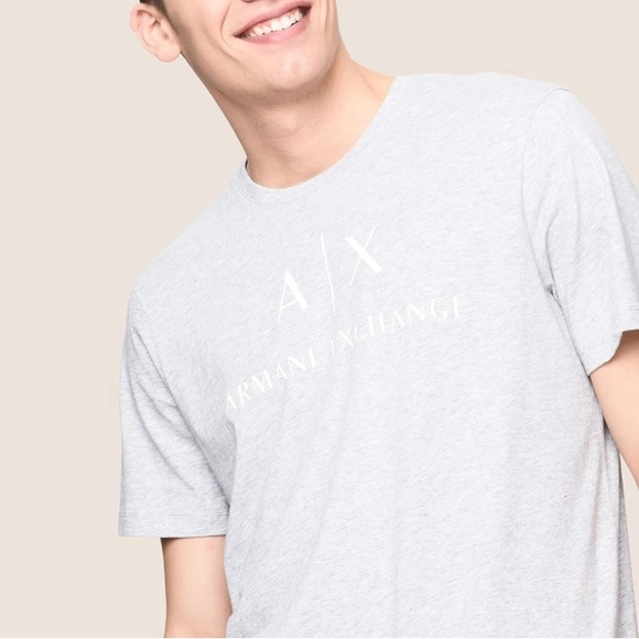 AX Armani Exchange Men's Crew Neck Logo Tee - Picture 6 of 6